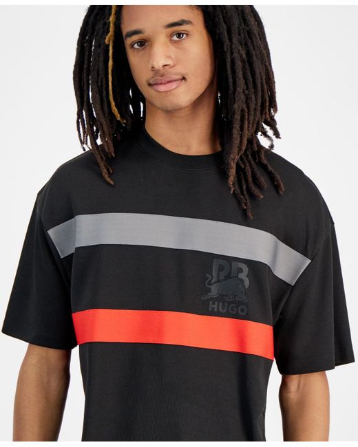 HUGO Black By Boss Stripe T-shirt for men