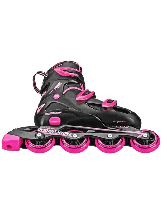 Roller Derby Multicolor V-tech 500 Inline Skates Large (6-9)