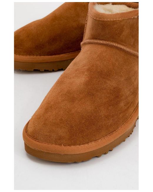 Forever & Always Shoes Brown Pair Leather Ankle Boot ()