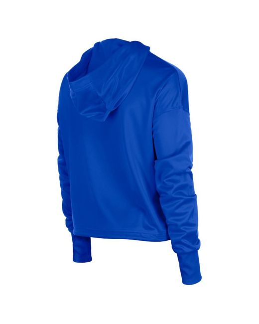 KTZ Blue Chicago Cubs Half-zip Hoodie