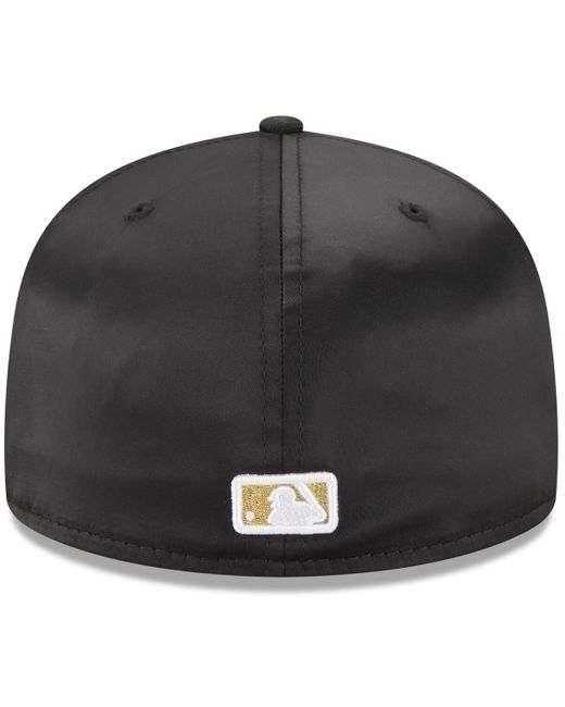 KTZ Black New York Yankees 2025 59fifty Day Gold Leaf 59fifty Fitted Hat for men