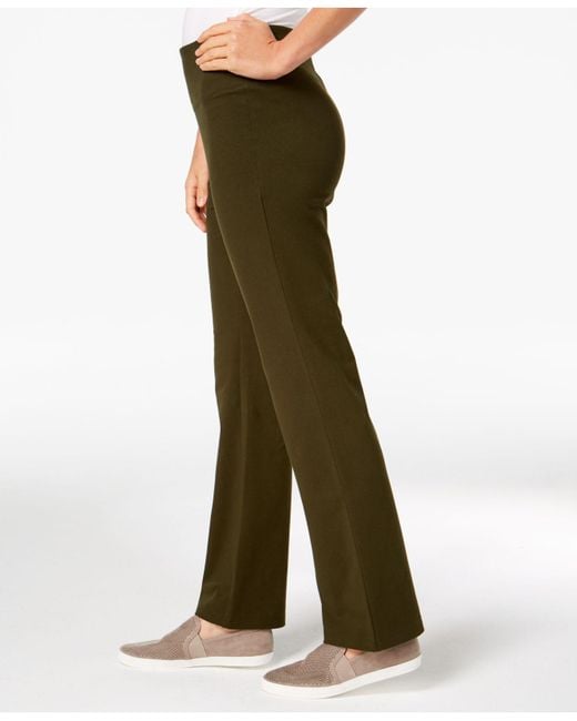 Style & Co. Petite Tummy-control Bootcut Yoga Pants, Created For