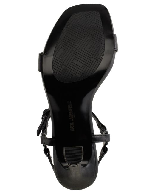 Karl Lagerfeld Black Cybil High-heel Sandals