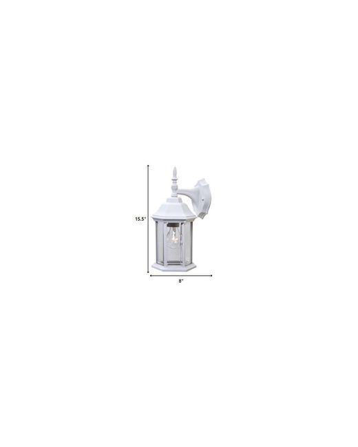 Slickblue White Adjustable Swing Arm Wall Light