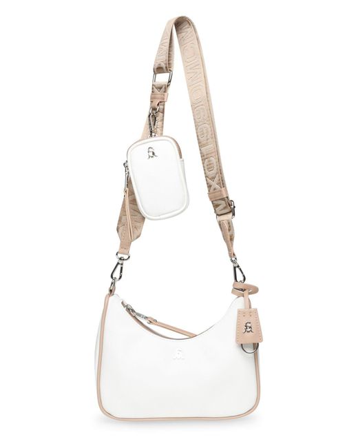 Steve Madden White Bvital-s Crossbody Pouchette