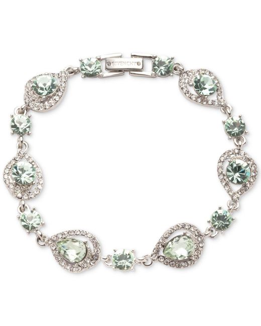 Givenchy Pearshape Crystal Orbital Flex Bracelet in Silver (Metallic) Lyst