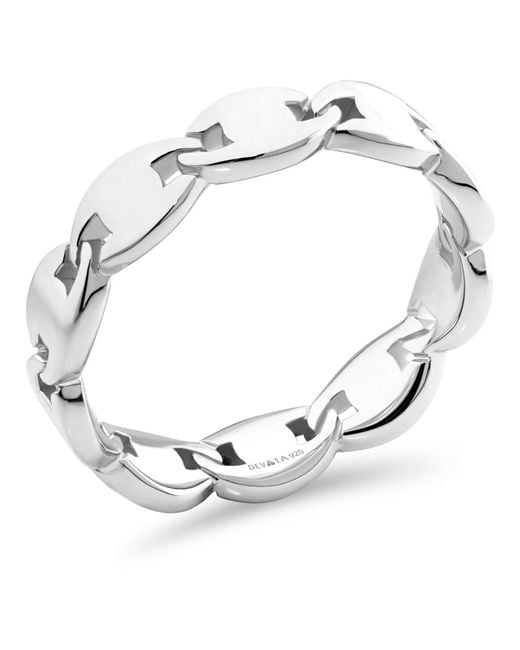 DEVATA Metallic Mariner Anchor Ring