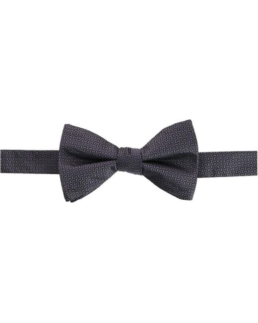Trafalgar Blue The Monte Bello Interlocked Silk Bow Tie for men