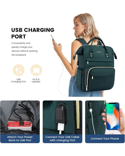 Lovevook Blue Laptop Backpack
