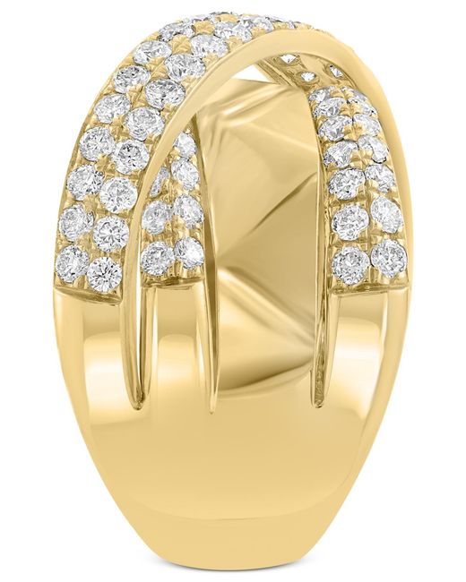 Effy Metallic Effy Diamond Crossover Statement Ring (1-5/8 Ct. T.w.