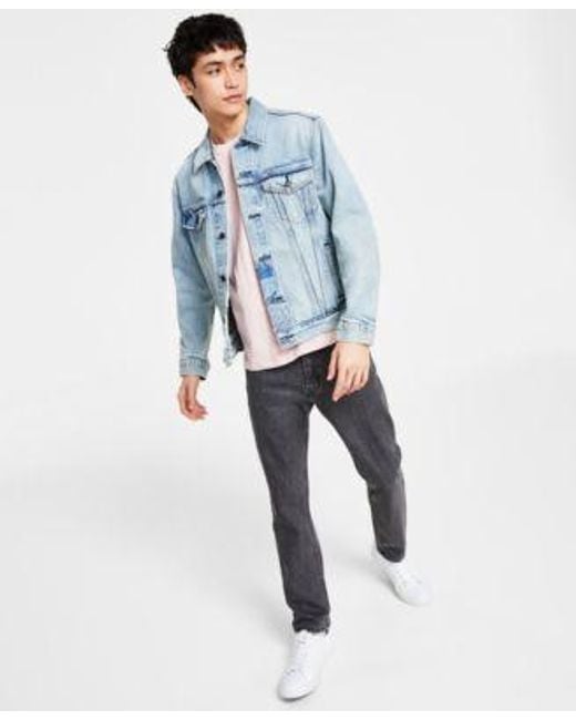 Levi's Blue Levis Trucker Jacket One Pocket T Shirt 511 Slim Fit Jeans for men