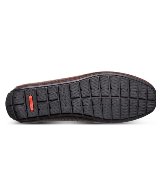 Rockport Brown Tayo Slip On Casual Flat Loafers for men