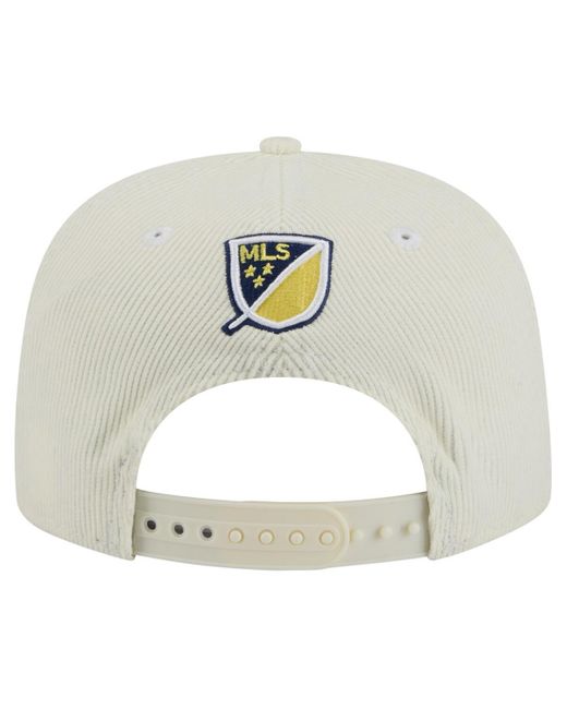 KTZ Natural Â Nashville Sc 2025 Kickoff Snapback Golfer Hat for men