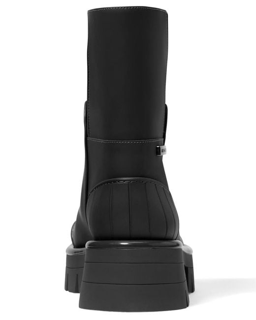 Michael Kors Black Michael Sydra Flat Round Toe Booties