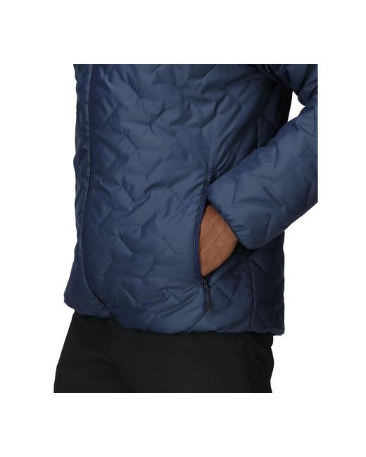 Marmot Blue Monoquilt Hooded Jacket for men