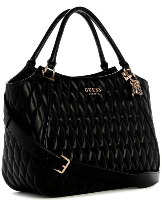 Guess Black Valla Large Tote Bag