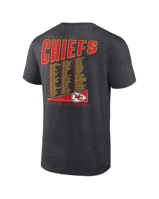 Fanatics Black Kansas City Chiefs Super Bowl Lviii Champions Roster Best Teammates T-shirt for men