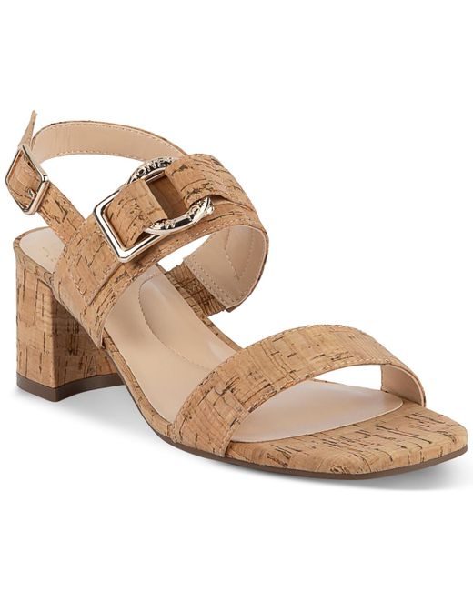 Jones New York Metallic Yahssa Buckled Ring Hardware Dress Sandals