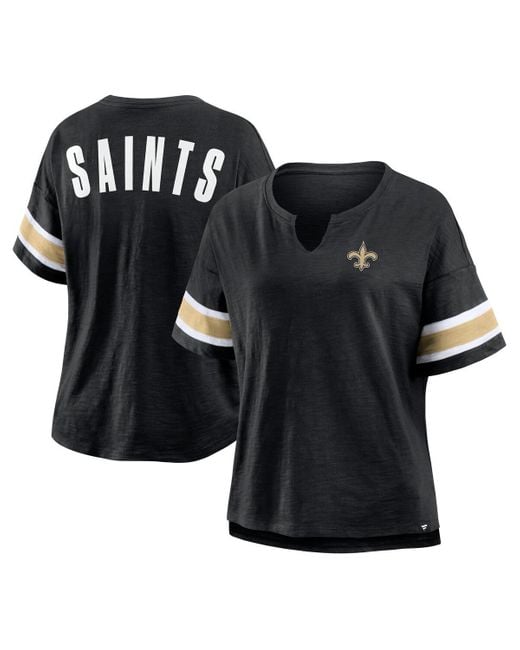 Fanatics Black New Orleans Saints Redzone Curl Route T-shirt