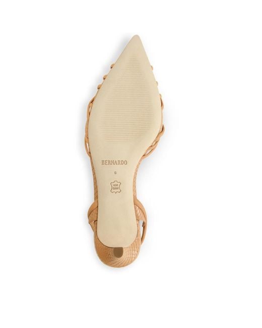 Bernardo Metallic Bernardo Minu Kitten Heel Pump