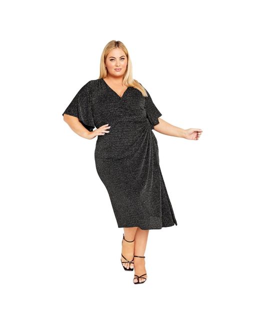 Avenue Women's Black Plus Size Viva Glam Dress - www.benaras.co Avenue Women's Black Plus Size Viva Glam Dress - www.benaras.co