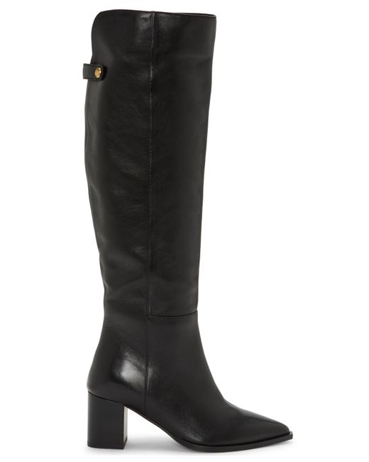Vince Camuto Black Lilibet Block Heel Knee-high Boots