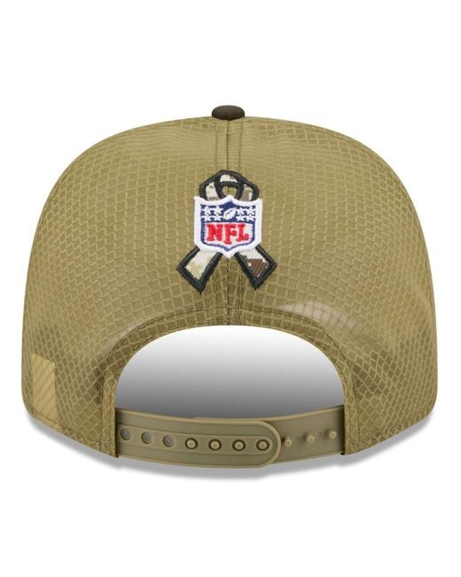 KTZ Green San Francisco 49ers 2025 Salute To Service 9seventy Adjustable Hat for men