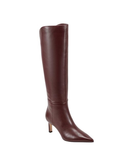 Leather Macys Marc Fisher Boots Marc Fisher Women's Brown Esmee