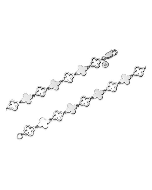 DEVATA White Clover Chain Bracelet