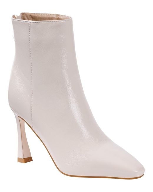 Gc Shoes White Marcel Pointed Toe Booties