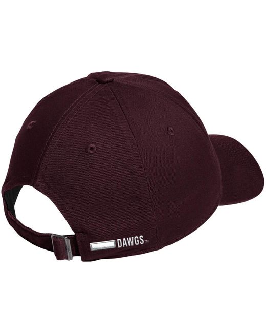 Adidas Red Mississippi State Bulldogs Locker Room Adjustable Slouch Hat for men
