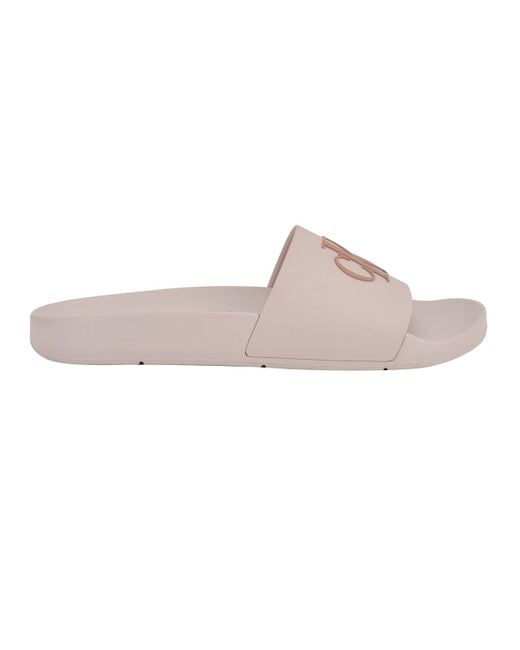 Calvin Klein Multicolor Arin Logo Beach Slide Sandals