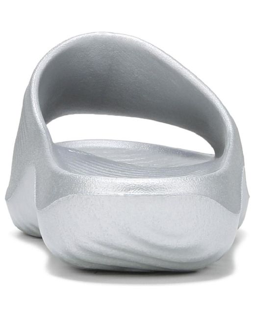 Ryka Gray Echo-recovery Slide Recovery Sandals