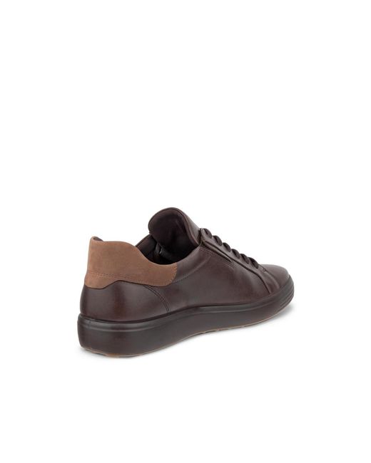 Ecco Brown Soft 7 Easy Sneakers for men