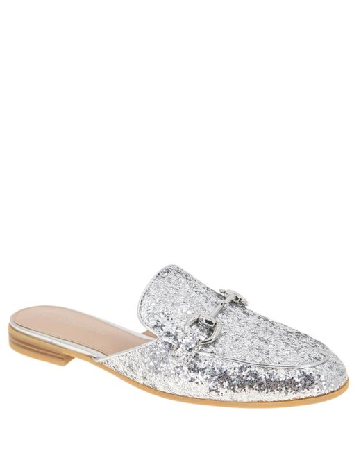 BCBGeneration White Zorie Mule Loafer