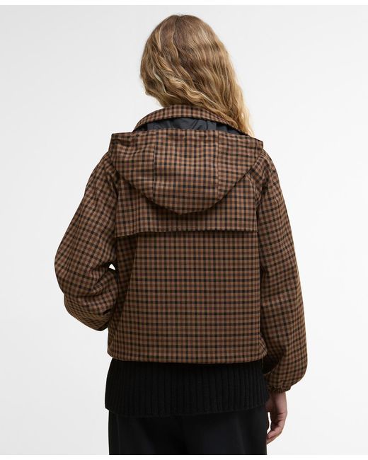 Barbour Brown Audrey Hooded Showerproof Jacket