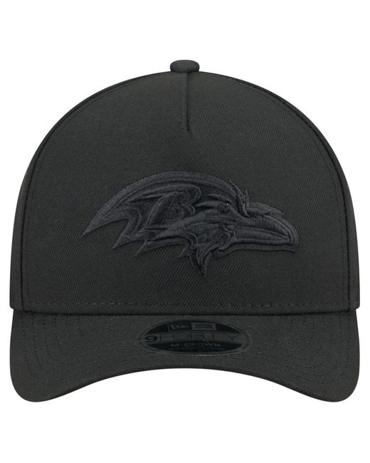 KTZ Gray Baltimore Ravens Team Collection 9forty M-crown A-frame Adjustable Hat for men