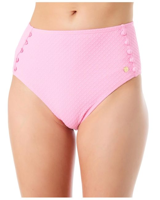 Cece Pink La Vie A La Mer Side-button Bikini Bottoms