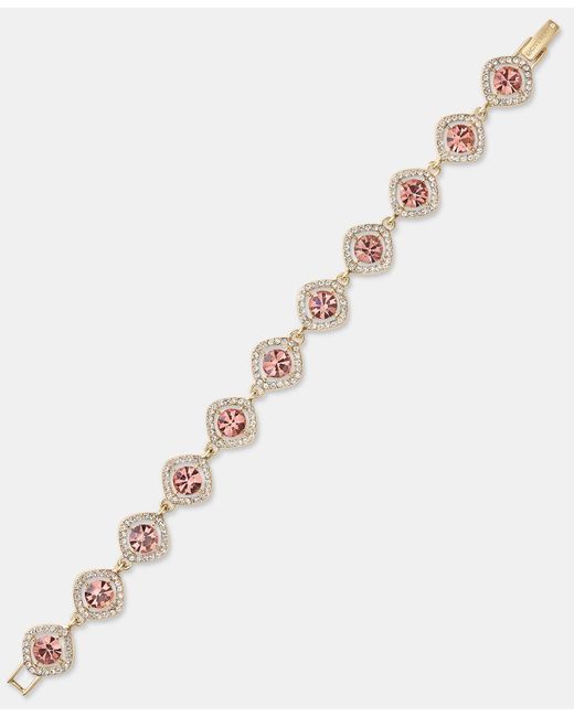 Givenchy Pink Crystal Statement Flex Bracelet