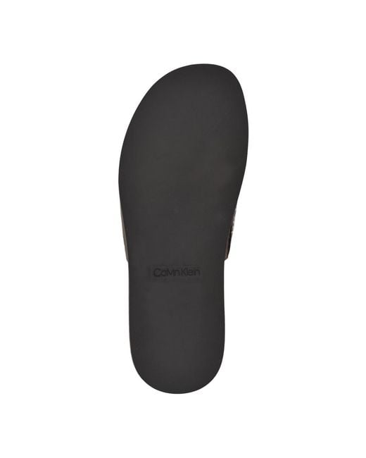 Calvin Klein Brown Espar (Medium) Sandals for men