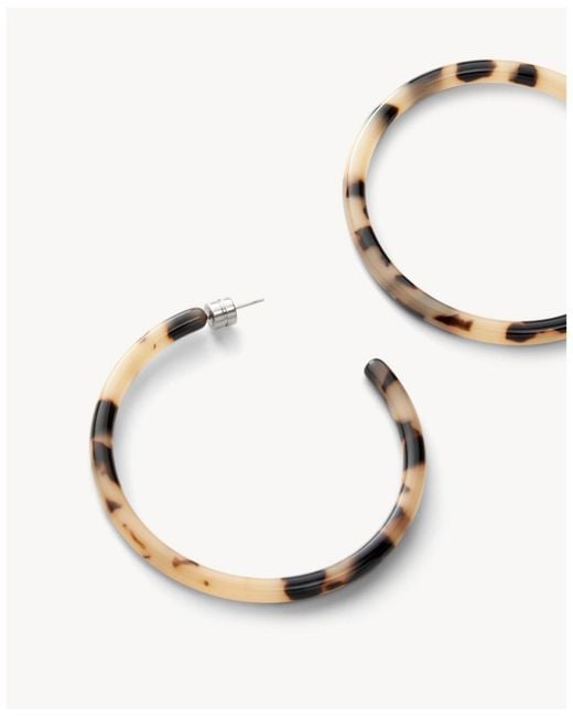 Machete Metallic Large Hoops