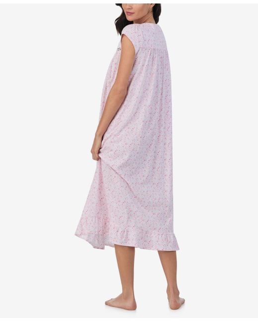 Eileen West Purple Long Nightgown