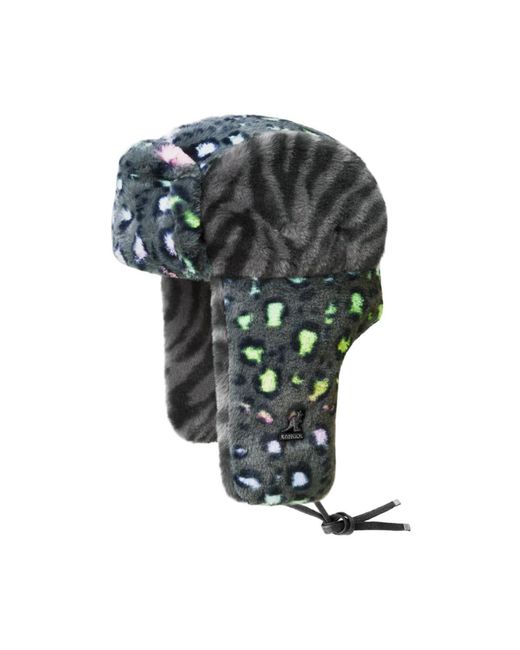 Kangol Green Wild Fur Trapper for men
