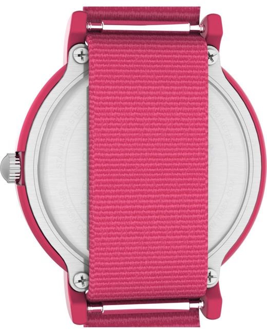 Timex Pink Quartz Analog Nylon Watch