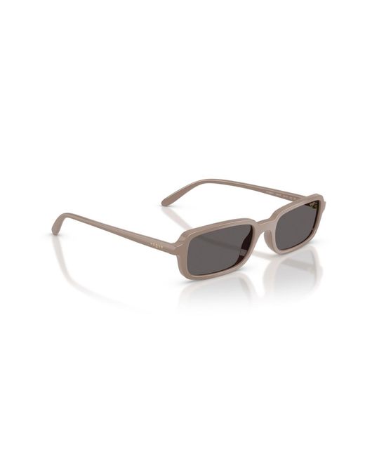 Vogue Eyewear White Rectangle Sunglasses