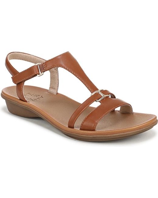 Naturalizer Brown Sofia Strappy Sandals