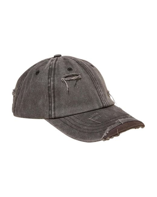 Cotton On Gray Vintage Strap Back Dad Hat for men