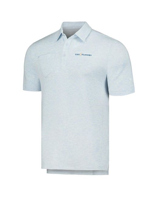 Columbia Blue Light The Players Omni-shade Clubhead Polo for men