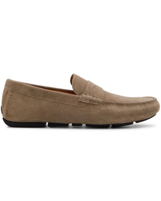 Brooks Brothers Brown Jefferson Moccasin Driving Loafers for men