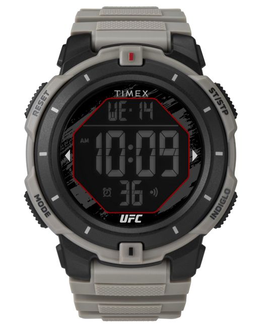 Timex Black Ufc Rumble Digital Polyurethane Strap 50mm Round Watch for men